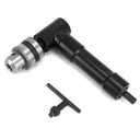 QWORK 90 Degree Right Angle Drill Attachment Adapter with 8mm Hex Compatibility for Power and Hand Drills