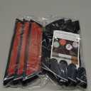 Universal Pot Lid Organizer for Cabinet - Upgraded Patented Niceyos 6 Pack Pan Lids Organizers Inside Door Wall Mount Pots Top Storage Rack Holder Kitchen, Fits 6" to 13" (Black)