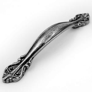 Jetland Cabinet Hardware Handle Pull - 5-Pack, Aged Silver, 3" (76mm) Hole Centers, PW8803OS76