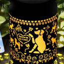 Solar Lantern Pet Memorial Gifts, with Picture Frame Keychain/Sympathy Card Dog Memorial Gifts for Loss of Dog Outdoor Solar Light Loss of Dog Sympathy Gift(with Silver Paw Keychain)