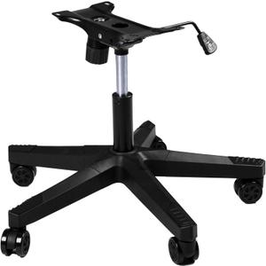 Frassie 28 inch Nylon Gaming Chair Base Replacement with Bottom Plate Stand Cylinder, 5 Casters (Black)