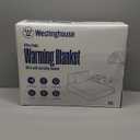 Westinghouse Full Size Electric Heating Blanket, 10 Levels, Auto Shut Off, Fast Heating, Machine Washable (72x84 Inches, Navy Blue)