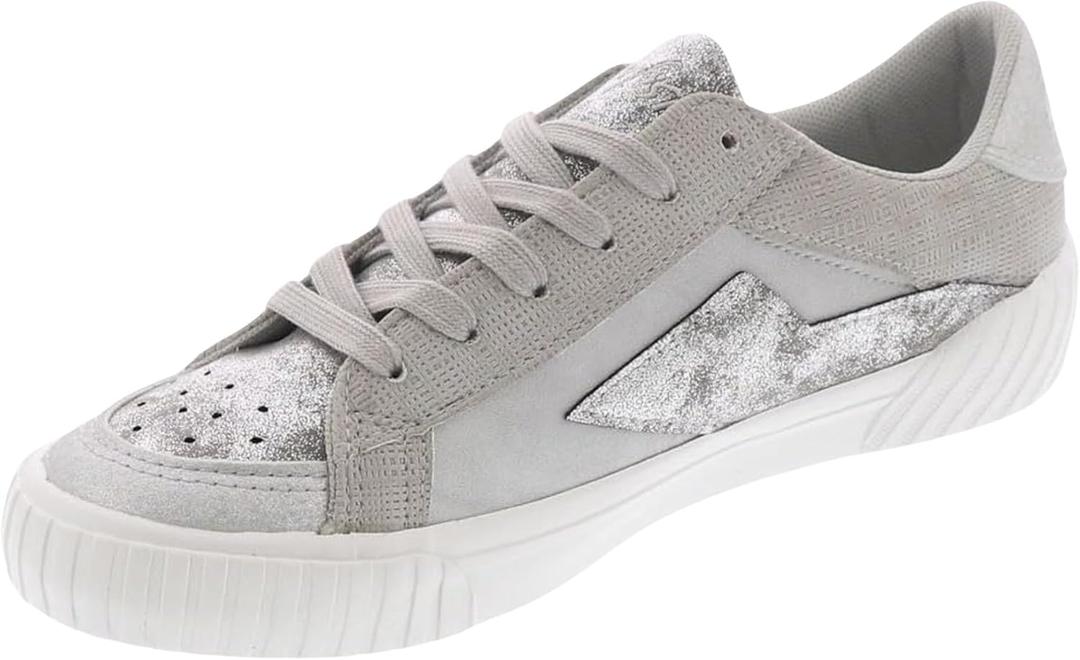 Blowfish Malibu Women's Willa Lace Up Sneaker (7.5, Gry Orbital/Lunarella/Gryglitt)