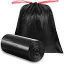 O2frepak 33 Gallon Drawstring Tall Kitchen Trash Bags,Clean Fresh Scent and Heavy Duty Garbage Bags(30 Count,80x100cm)