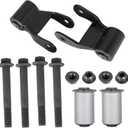 WFLNHB Rear Leaf Spring Shackle Repair Kit 2Pc w/Bushing Replacement for Ram Dakota
