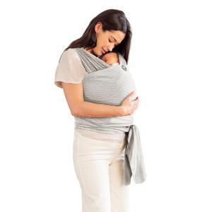 Baby Wrap Carrier Classic by Petunia Pickle Bottom for Newborns to Toddlers (8-33lbs), Infant Sling Carrier, Lightweight & Hands Free Design, Adjustable for All Body Types (Ripple)
