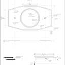 Westbrass One-Hole Remodel Plate for Moen and Delta, Powder Coat White, D502-50