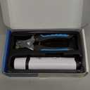 VIWIK Dog Nail Trimmers with Light, Cat Dog Nail Clippers, Dog Nail Grinder Quiet for Large Medium Small Dogs Paw & Cats Claw, Electric 2-Speed Pet Toenail Grooming Supplies, Gifts for Dog Lovers. (White+Blue)