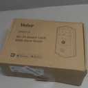 Veise VE027-K Built-in WiFi Smart Lock with 2 Knob, Fingerprint Keyless Entry Door Lock Handle Set for Front Door, App Remote Control, Electronic Digital Keypad Deadbolt, IP65 Waterproof, Matte Black