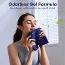 Qnoon Migraine Relief Cap, Headache Relief Cap Mask Products, Cooling Odorless Gel Ice Head Wrap for Tension, Stress,Hangover & Puffy Eyes