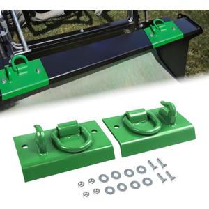Tractor Bucket Hooks Compatible with John Deere 1025r 2025R 2032R 2038R 3032E 4100 4200 4300 4400 Towing Hook with D Rings 2PCS