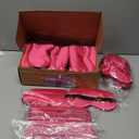 Sintuff 24 Pcs Sleepover Party Supplies for Girls 6 Spa Robes for Girls Slumber Party 6 Tote Bags 6 Headbands 6 Spa Masks(Size 14,Rose Red)