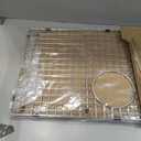 Serene Valley Sink Bottom Grid 25" X 14-7/16", Rear Drain with Corner Radius 3/8", Sink Protector NDG2515R