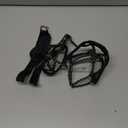 Sfee Ice Cleats for Walking on Ice Snow Grips Crampons Traction for Shoes/Boots, Anti-Slip Portable Flexible Footwear for Walking Climbing Hiking Fishing Outdoor Running with 2 Adjustable Straps (Medium, Black)