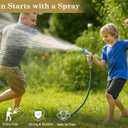 Heavy Duty Garden Hose Nozzle with Soft Non-Slip Grip & ABS Body | High Pressure Water Hose Sprayer Nozzle with 8 Modes for Watering Garden, Lawn, Cars, Pets & Outdoor Tasks