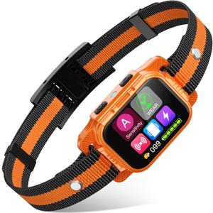 Rechargeable Smart Bark Collar - for Large Medium Small Dogs, Dog Bark Collar, Anti Barking Device for Large Dogs, Dog Training Collars with A/B Sensitivity, 5 Modes with Beep Vibration and Shock