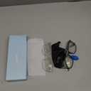 livho High Tech Blue Light Glasses - Advanced Blue Light Blocking Computer Glasses - Screen Fatigue & UV Protection (*B2 Clear + Clear Grey)