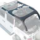 JOYTUTUS Roll Bar Cover Padding Compatible with 2018-2023 Wrangler JL Unlimited JLU (Not Fit 2024-2026), Fit Hard Top and No Top, JL 4 Doors Roll Bar Protection, Neoprene