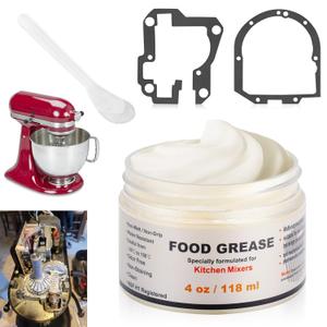 4 oz Food Grade Grease for kitchenaid Stand Mixer, Universally - Compatible with Kitchen Stand Mixer - Maintain The Performance of Your Machine and Extend Service Life, with 9709511 4162324 Gasket