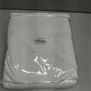 Hokibero Short Curtains for Windows Black Out Curtains 63 Inch Long for Bedroom Thermal Insulated Room Darkening Curtain Energy Efficient 100% Blackout Linen Curtain for Nursery White 52x63