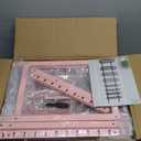 Moforoco Pink Over The Door Pantry Organizer, Pantry Door Organizer Shelves, Kitchen Organizers and Storage, Hanging Basket Wall Spice Rack Seasoning Shelves, Laundry Room Bathroom accessories