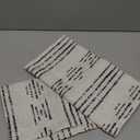 Jinchan Boho Kitchen Linen Tier Curtains 30 Inch Bohemian Cafe Curtains Farmhouse Natural Striped Half Window Treatment for Bathroom RV Vintage Small Window Curtains 2 Panels Black on Beige