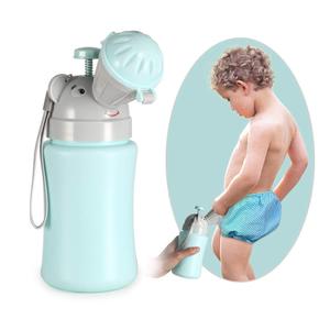 ONEDONE Portable Potty Baby Child Potty Urinal Emergency Toilet for Camping Car Travel and Kid Potty Pee Training (Blue)