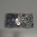 1/4 inch Shelf Pegs for Shelves Cabinet Shelf Support Ppegs Metal Shelving Pins for Bookshelf Furniture Kitchen Closet Heavy Duty Pegs Bracket for Sshelves in Cabinet L-Shaped Metal Shelf Clips 30Pcs (6.35*8mm)