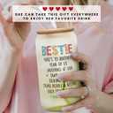 Friendship Gifts for Women Friends - Mothers Day Gifts for Friends Women - Best Friend Birthday Gift, Gift for Best Friend - Ideas for Best Friends, Bestie - 16 Oz Can Glass