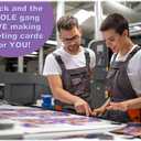 2 x Chuck's Card-O-Rama Grandson Christmas Card - Large Card Opens to 10" x 7.75" - MADE IN CHICAGO - Classic Santa Claus - Premium Envelope & Sturdy Mailer - PERFECT 1004