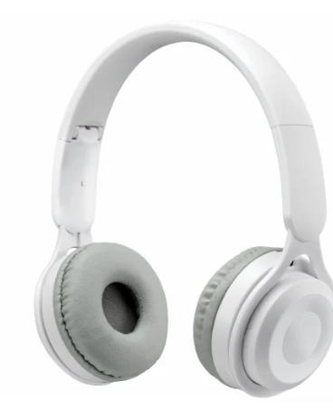 iLive Driver Built-in Microphone, Aux In, and On-Ear Controls Wireless Headphones - White