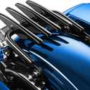 PBYMT Stealth Luggage Rack Compatible for Harley Touring, Detachable Luggage Rack Compatible with Harley Davidson Street Glide Road Glide Road King Electra Glide Ultra Limited 2009-2024 (Black)
