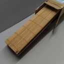 UNISHADES Blackout Cordless Bamboo Roman Shades 29 3/4×64 in Papara Carbon