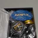 Wave Pomade for Men Strong Hold Easy Wash 360 Wave Training Hair Cream, Waves Grease for Men Promotes Layered Waves, Moisture, Silky Shine, Wave Pomade Wave Brushe Silky Durag Wave Cap Set (Blue)