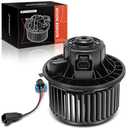 A-Premium Front HVAC Heater Blower Motor Compatible with 2007-2014 Chevrolet Silverado, Tahoe, Suburban, Avalanche & GMC Sierra, Yukon & Cadillac Escalade & Hummer - Lock Tab Flange, with Fan Cage Black