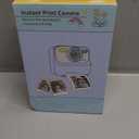 Kids Instant Digital Cameras for Boys and Girls, 1080P HD Dual-Lens Selfie Digital Camera with Print Paper & 32G Card, Christmas Birthday Gifts Toys for Toddler and Teenagers Age 3-16 Years Old (Purple)