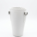 B•WELL Water Bottle Sling Bag with Adjustable Strap. White
