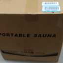 ZONEMEL Portable Steam Sauna, Full Body Home Sauna Spa, 1 Person or 2 Person Share Saunas, 3L Steam Generator with Remote Control (Black, L 33.5x W 32.3x H 41.7)