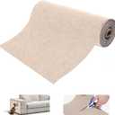 Cat Scratching Mat, Self-Adhesive Cat Scratch Furniture Protector, Trimmable DIY Cat Wall Climbing Carpet, Cat Couch Protector, Cat Scratching Pad Replacement (Khaki, 78.7"x15.8")