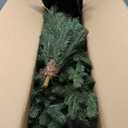 Artificial Christmas Tree 8ft - Premium Realistic Artificial Christmas Tree Looks Real Wooden Stand and Storage Bag - Xmas Tree - Artificial Christmas Trees by Pure Living