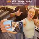 3 x YWXTW EZ Alignment for Samsung Galaxy Z Flip 6/Z Flip 7 FE Screen Protector, 2 PCS Front Tempered Glass Cover Screen Protector+1 Set Camera Lens Protector, Bubble Free & Anti Scratch (Multi-Coloured 1+2)