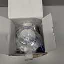 Multi Use Percolator Coffee Pot Stainless Steel Stove Top Coffee Maker with Two Tough Borosilicate Glass Knob Silica Handle Camping Coffee Pot Using on Campfire Stove & Induction Cooker Silver 6 Cup