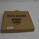 White Charger Plates,13 Inch Vintage Dinner Plate Chargers Round Server Ware.Set of 6 Plastic Beaded Chargers for Dinner Plates, Party, Wedding(White)