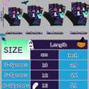 Boao 3 Pairs Kids Half Finger Bike Gloves Non-Slip Breathable Adjustable Birthday Gift for Boys Girls for Bike Workout (3 - 5 Years)