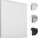 Joydeco Cellular Shades Cordless, 35 Inch Wide Blackout Cellular Blinds for Windows, Waterproof Honeycomb Blinds White Window Coverings for Bedroom, Living Room, Office, Kitchen