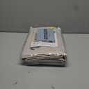 MIULEE Linen Texture Curtains Soild 100% Blackout Thermal Insulated Natural Beige Grommet Room Darkening Curtains & Drapes for Living Room Bedroom Nursery 42 x 90 (2 Panels)