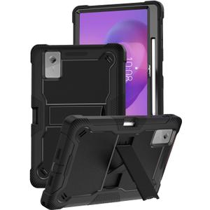 for Lenovo Idea Tab Plus/Tab K1212.1 Inch Android Tablet Protective case,Shockproof Lightweight Silicone Protective Cover with Stand,Child-Friendly Protection,Easy to Clean Design,Black