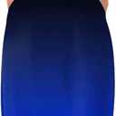 Fussangshu Women's Summer Maxi Dress Long Dress Casual Boho Sleeveless Strap Smocked Tiered Long Beach Sun Dresses (Blue, XL)