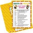 Cinco de Mayo Siesta De Fiesta Game, Fun Cinco de Mayo Party Games,Mexican Party Games, Cinco de Mayo Activity, Cinco de Mayo Test Your Spanish Game-MAY02