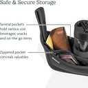UPPAbaby Carry-All Parent Organizer / Fits on Vista, Cruz, Minu, Minu Duo, G-Series Strollers / Secure Zippered Pocket + Beverage Compartments